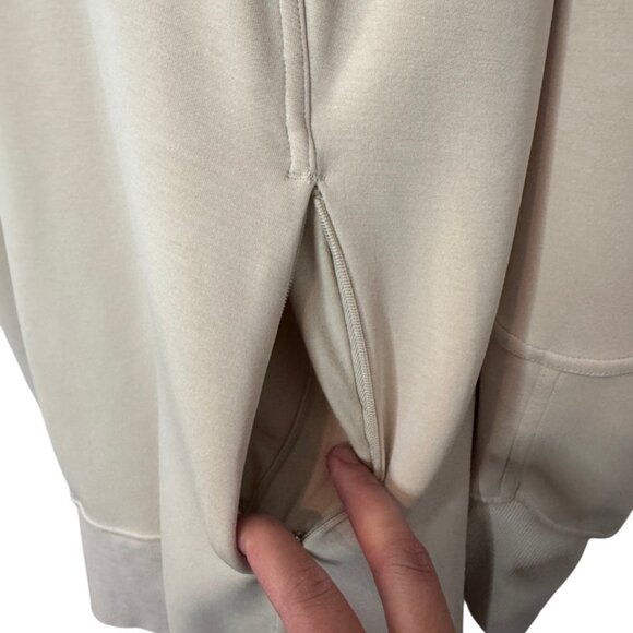 Lululemon cream Softstreme long sleeve quarter zip dress size 10 - Picture 7 of 10